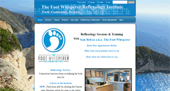 Desktop Screenshot of footwhisperer.com
