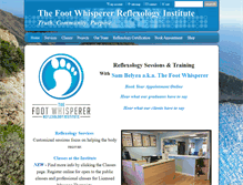 Tablet Screenshot of footwhisperer.com